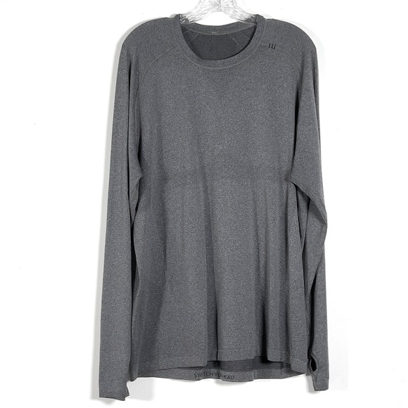 lululemon athletica Other - Lululemon Metal Vent Tech Pullover Mens Sz XL Gray Long Sleeve‎ Shirt Athletic